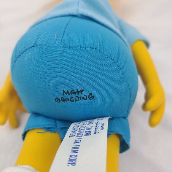 The Simpsons Bart Doll 1990 Plastic Head Arms Legs Dan Dee 11" Matt Groening - Picture 5 of 13